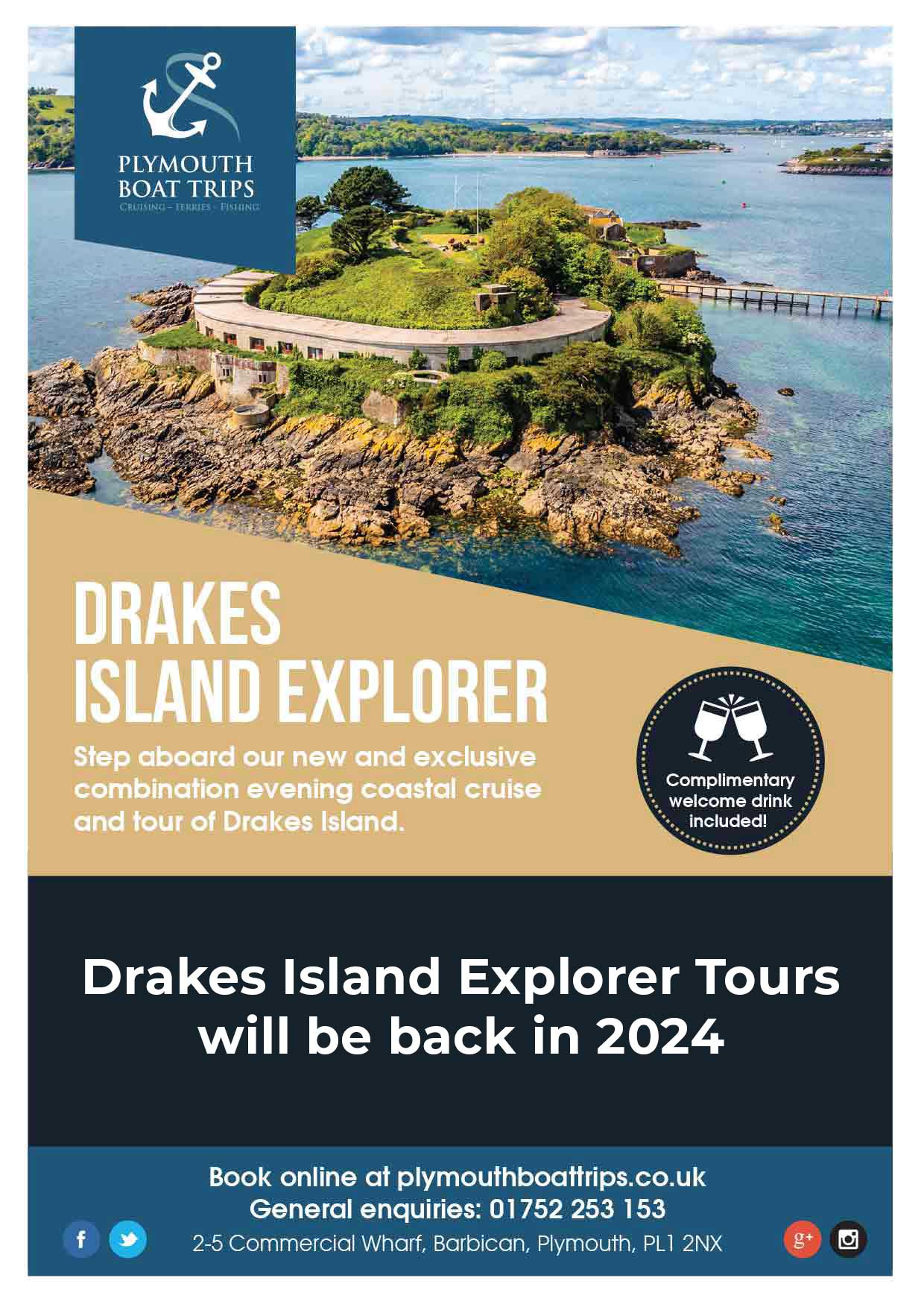 Drakes Island Explorer Tours will be back in 2024